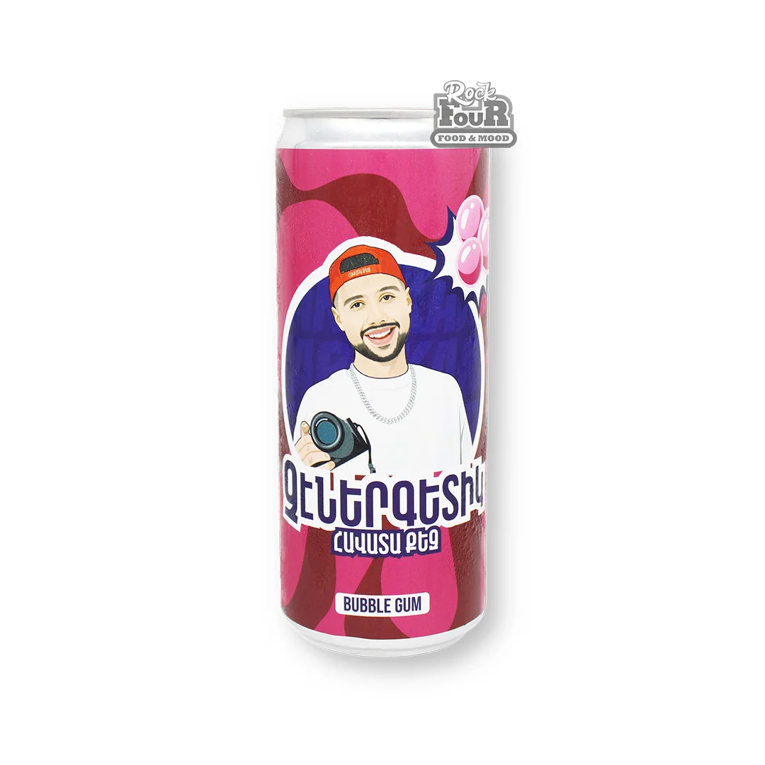 Carbonated drink "Chenergetic Bubble Gum" 330ml